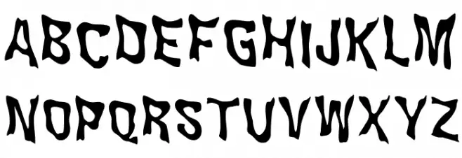 WILD2GhixmNC Schriftart Groß