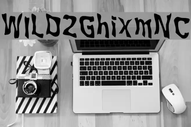 WILD2GhixmNC Font examples