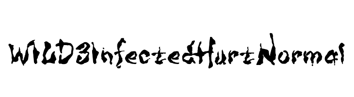 WILD3 Infected Hurt Normal  Descarca Fonturi Gratis