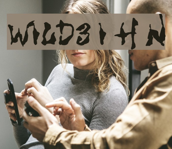WILD3 Infected Hurt Normal Font examples