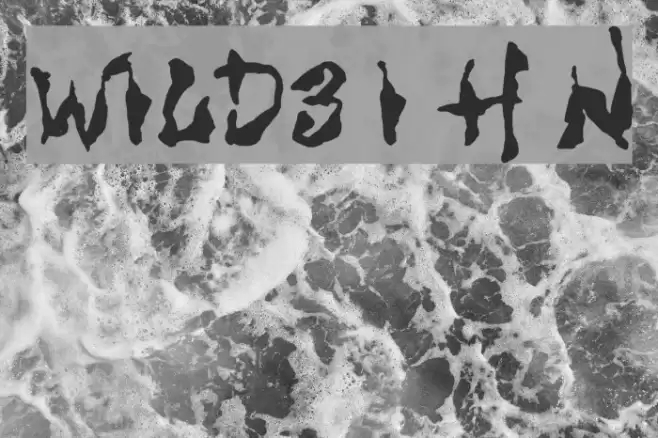 WILD3 Infected Hurt Normal Font examples