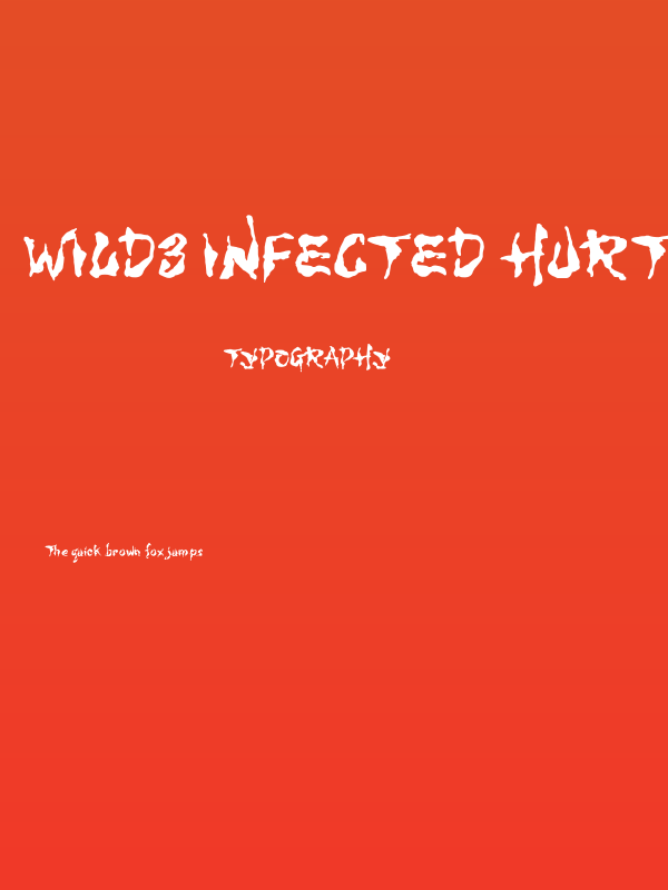 WILD3 Infected Hurt Normal Poster