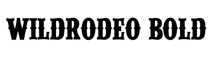 WILDRODEO Bold  Free Fonts Download
