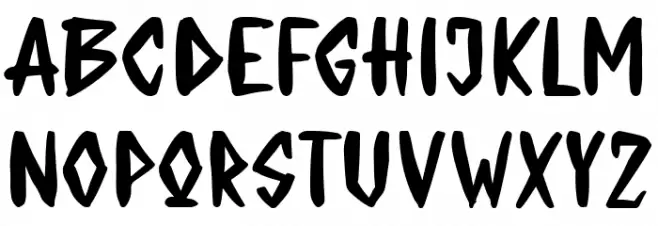 WILL ROCK YOU Font LOWERCASE