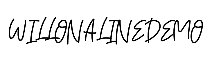 WILLONALINE DEMO  免费字体下载