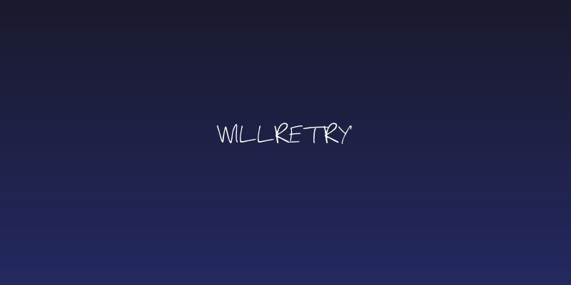 WILLRETRY Social Header