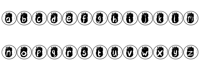WILSON!* Font LOWERCASE