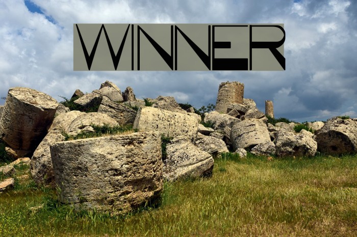 WINNER Font examples