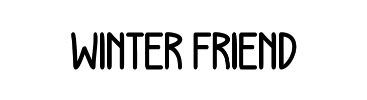 WINTER FRIEND  Скачать бесплатные шрифты
