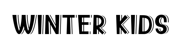 WINTER KIDS  les polices de caractères gratuit tlcharger