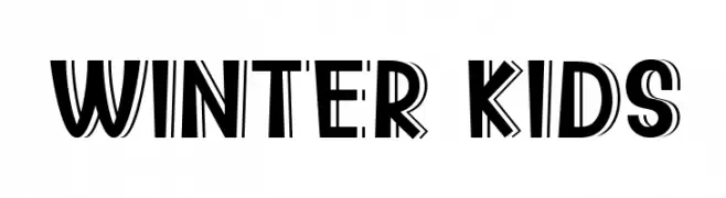 WINTER KIDS  les polices de caractères gratuit tlcharger