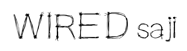 WIRED saji Font