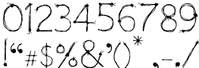 WIRED saji Font OTHER CHARS