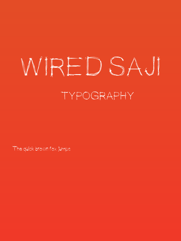 WIRED saji Poster