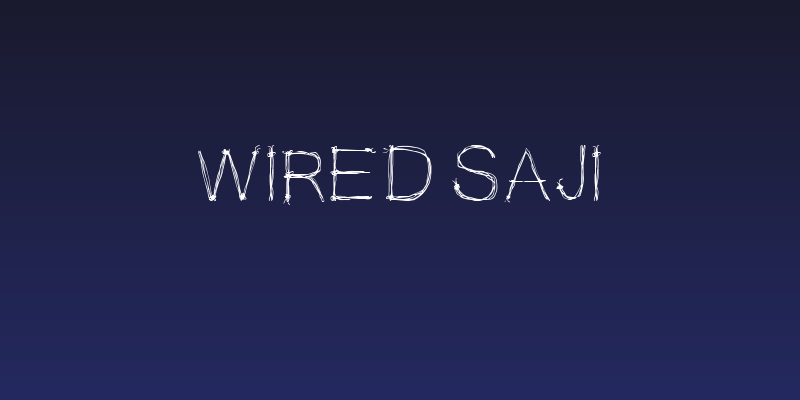 WIRED saji Social Header