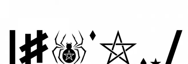 WITCHCRAFT フォント その他の文字