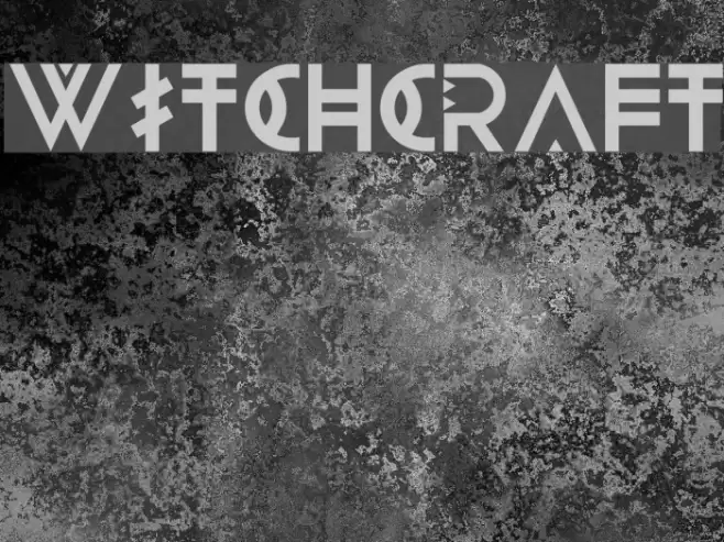 WITCHCRAFT フォント examples