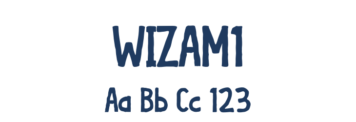 WIZAM1 Font Preview