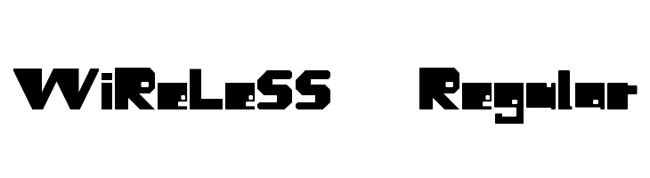 WiReLeSS Regular  Free Fonts Download
