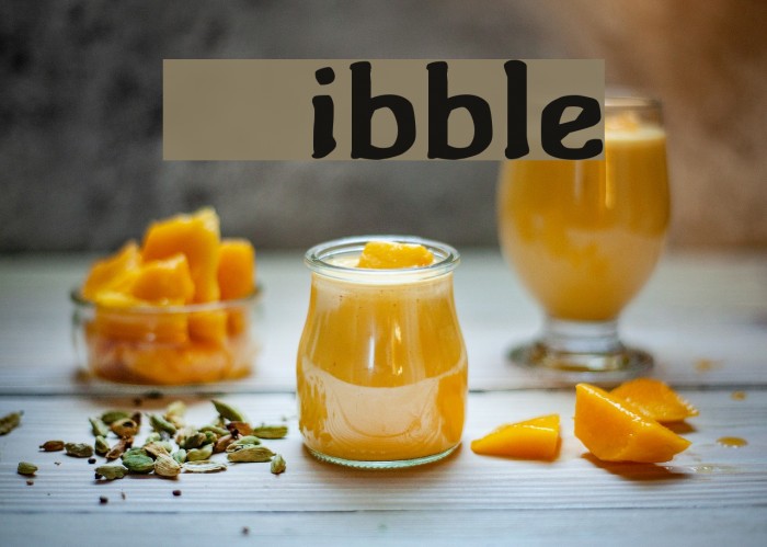 Wibble Font examples