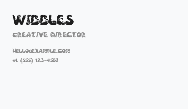 Wibbles Business Card