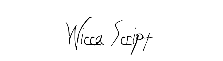 Wicca Script Font