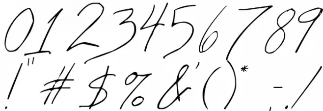 Wicca Script Font OTHER CHARS