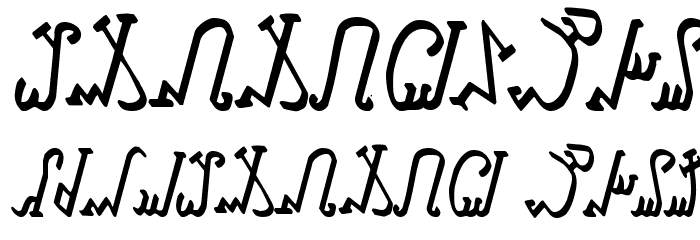 Wiccan Ways Italic Font OTHER CHARS