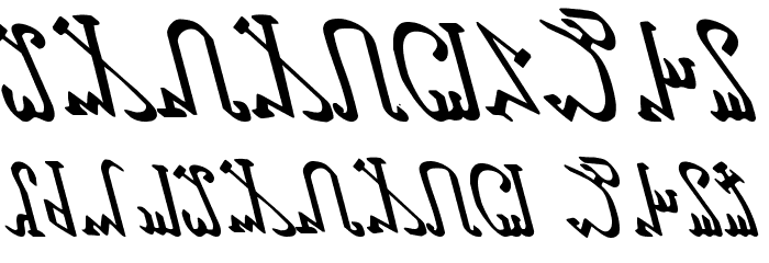 Wiccan Ways Leftalic Font OTHER CHARS