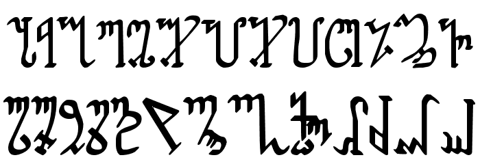 Wiccan Ways Font LOWERCASE