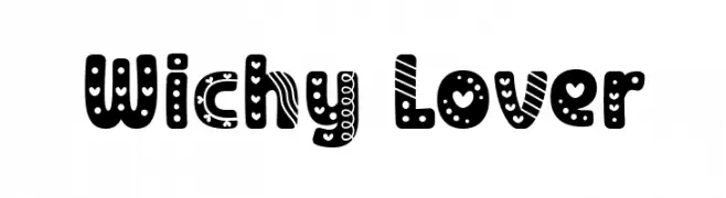 Wichy Lover  Скачать бесплатные шрифты