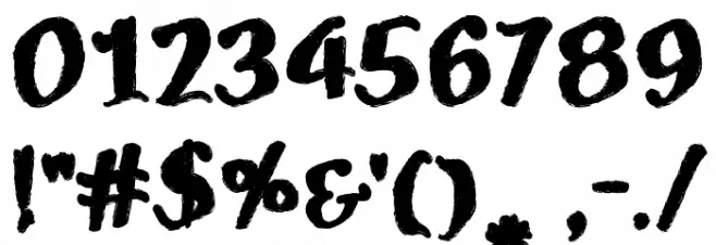 Wicked Autumn Шрифта ДРУГИЕ символов