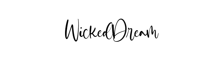 Wicked Dream  les polices de caractères gratuit tlcharger