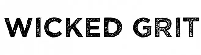 Wicked Grit  Fuentes Gratis Descargar