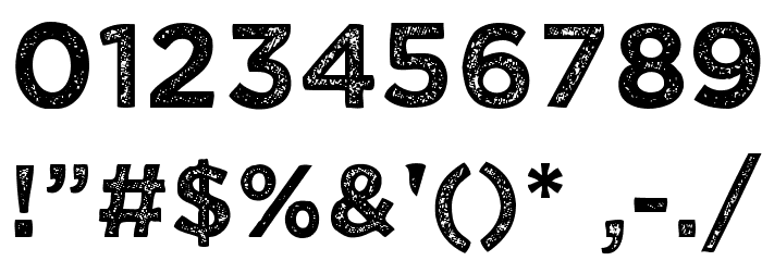 Wicked Grit Font OTHER CHARS