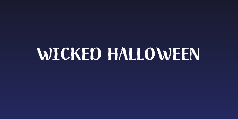 Wicked Halloween Social Header