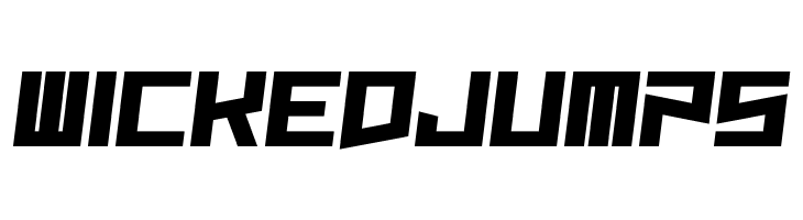 Wicked Jumps  font caratteri gratis