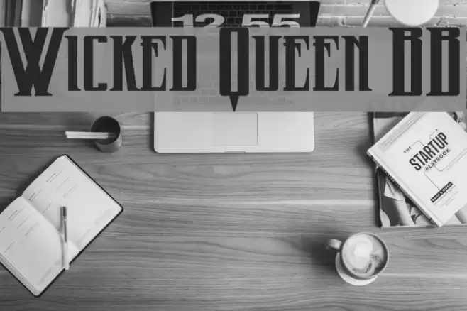 Wicked Queen BB Font examples