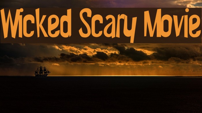 Wicked Scary Movie Font examples