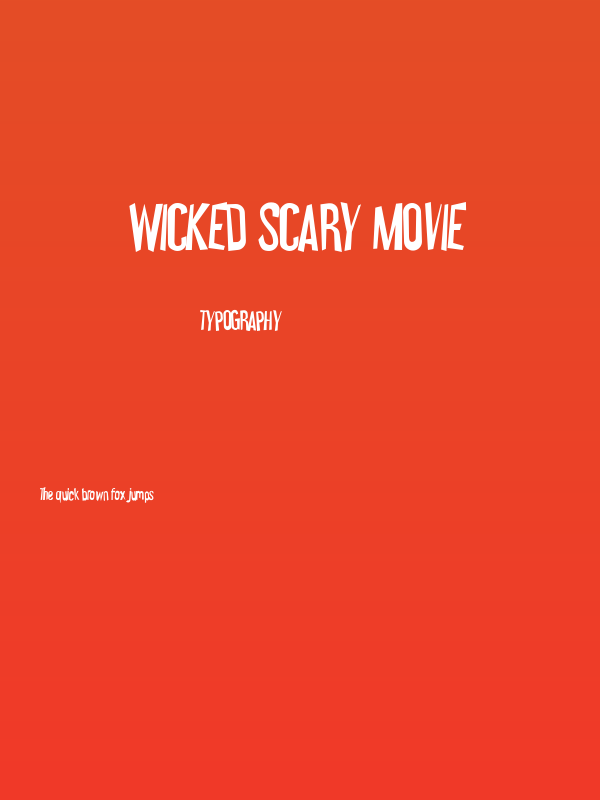 Wicked Scary Movie Poster