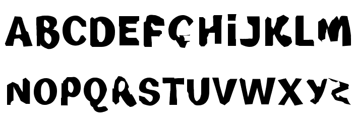 Wicked System Font LOWERCASE