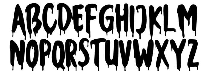 Wicked Tricker Font LOWERCASE
