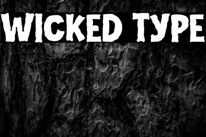 Wicked Type フォント examples