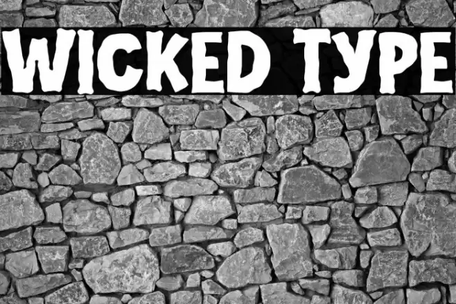 Wicked Type フォント examples