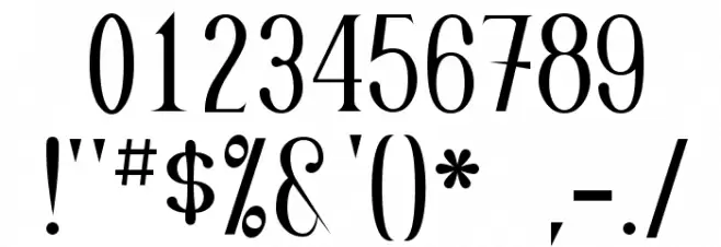 Wicked Woman Normal Font OTHER CHARS