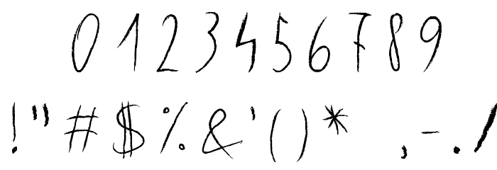 Wicked child Font OTHER CHARS