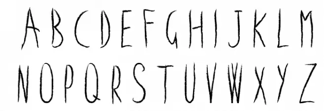 Wicked child Font Litere mari