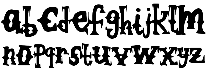 WickedCockney Font LOWERCASE