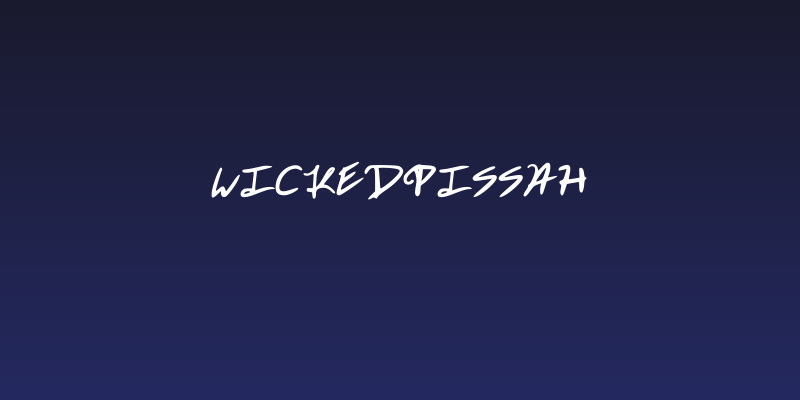 WickedPissah Social Header