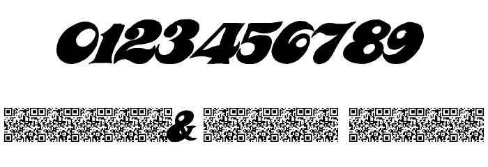 WickedSeventies Font OTHER CHARS